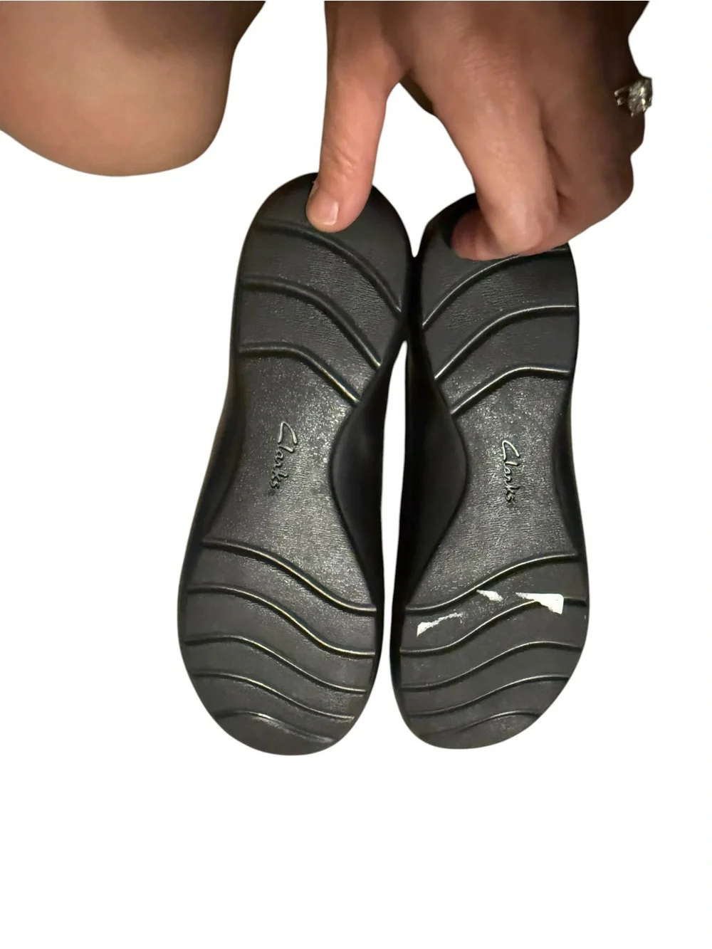 Clark’s Black Slip-On Women's Casual Flats NWT